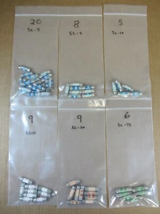 Lote de 57 Fusibles Varios Clase G, SC-3, SC-5, SC-10, AG-10, SC-20, SC-25 - Imagen 1 de 7