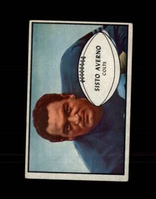 1953 Bowman Football #008 Sisto Averno STARX 5 EX  CS91475 - Image 1 of 2