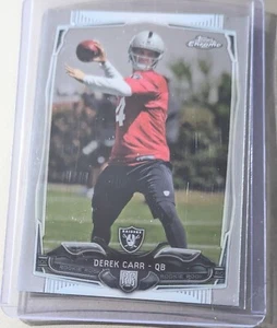 2014 Derek Carr Topps Chrome - #438 Rookie Card NM-M Raiders New Orleans Saints - Picture 1 of 2