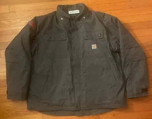 Carhartt Jacket FR 0J2182-FRM Men's Size 2XL Bommer Barn Work Wear Full Zip - Picture 1 of 3