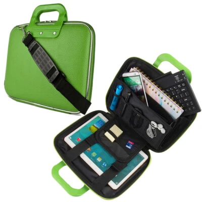 SumacLife Leather Tablet Shoulder Bag Carry Case For 11" iPad Air M2/iPad Pro M4 - Image 1 of 4