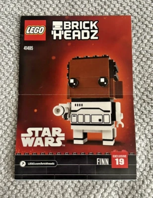 41485 LEGO BrickHeadz Star Wars Finn Manual, Exclusivo #19, Retirado Foto 1 de 2