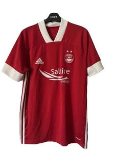 ABERDEEN F.C. SCOTLAND 2020/2021 HOME FOOTBALL SHIRT JERSEY Size Medium. - Picture 1 of 24