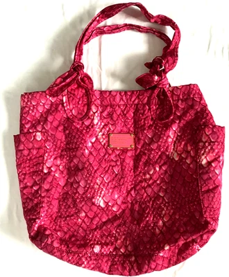 Marc Jacobs Designer Tote Shoulder Bag Quilted Animal Print Casual Womens Boho - Image 1 of 4