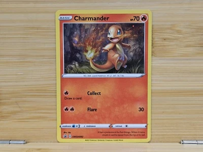 Charmander SWSH092 SWSH: Sword & Shield Promo Cards Holo - NM/LP - Image 1 of 2