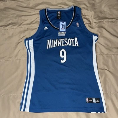 Minnesota Timberwolves Basketball Jersey Ricky Rubio Adidas Size YOUTH XL NBA  - Image 1 of 4