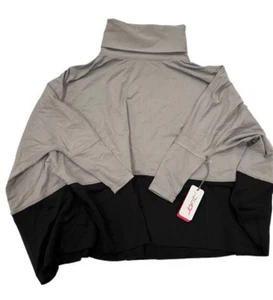 Jofit Damen - Jo Poncho- Größe S/M Dolmanärmel Nagelneu! grau/schwarz - Bild 1 von 10