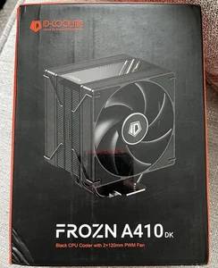 ID-COOLING FROZN A410 ARGB 6" Black Air CPU Cooler with ARGB Lighting - Afbeelding 1 van 4