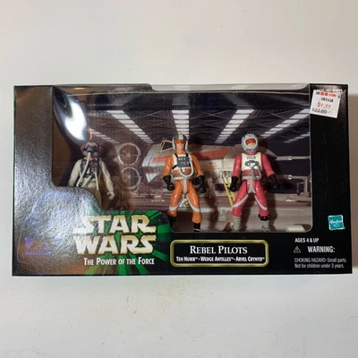 Vintage 1999 Hasbro Star Wars the Power of the Force REBEL PILOTS - Image 1 of 4