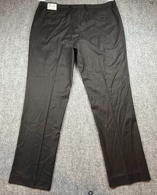 Pantalones de vestir negros Angelo Rossi talla 42Wx31 NUEVO con etiqueta Foto 1 de 4