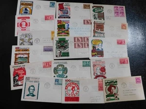 CUBIERTAS DE ESTADOS UNIDOS, 15 KEN BOLL FDC DE FINALES DE 1940, ARTÍCULO DIRIGIDO # 2 - Imagen 1 de 1