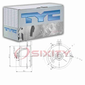 TYC Engine Cooling Fan Motor for 2007-2011 Toyota Yaris Belts Clutch on - Picture 1 of 5