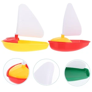 Toy Boat Set Pool Toys for Toddlers Water Sailing Baby Silboat Bath Tub Boats - Picture 1 of 12