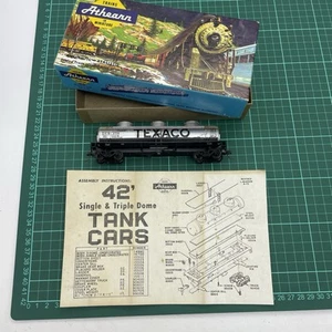 Athearn TEXACO Model Train Carriage 42 ft 1506 3 Dome Tank Koppers HO Scale 2 - Imagen 1 de 10