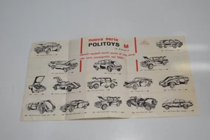 B75 1:1 ORIGINAL POLITOYS M CATALOGUE KATALOG BROCHURE LEAFLET EXC. COND. 2 - Bild 1 von 2