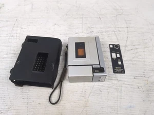 Vintage Sony TC-55 Tapecorder Portable Metal Cassette Recorder With Case - Parts - Picture 1 of 8
