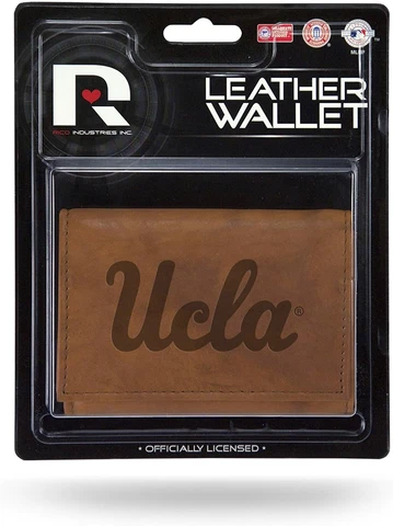 UCLA Bruins Embossed Leather Trifold Wallet Deal Shop Local Ship Midwest Cover
