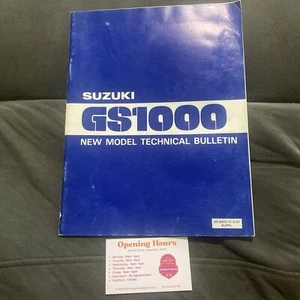 Genuine Suzuki GS1000 new model technical bulletin March 1980 - Picture 1 of 7
