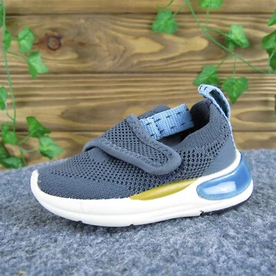 Zara Boys Sneaker  Sz T 18 Medium Gray Synthetic Hook & Loop - Image 1 of 4