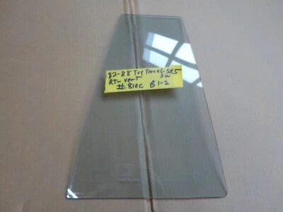1983 88 toyota tercel sr5 sw right passenger side door vent glass window Foto 1 de 4