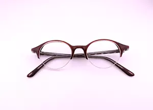 Eye Think EyeWear Eyeglasses, Frames Only, 208, 43-19-110, Brown - Picture 1 of 11