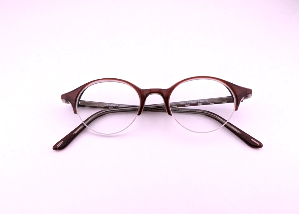 Eye Think EyeWear Eyeglasses, Frames Only, 208, 43-19-110, Brown - Image 1 of 4