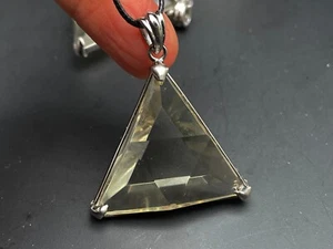 Natural Light Citrine Pendant Star of David  E115525 - Picture 1 of 6