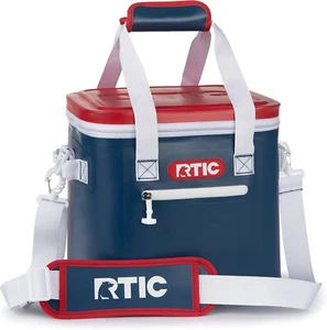 RTIC Soft Cooler 12 Can, Insulated Bag Portable Ice Chest Box for Lunch, Beach, - Picture 1 of 12