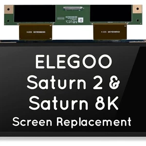 LCD monocromo ELEGOO Saturn 2 y Saturn 8K 10 pulgadas con resolución 7680 x 4320 - Imagen 1 de 4