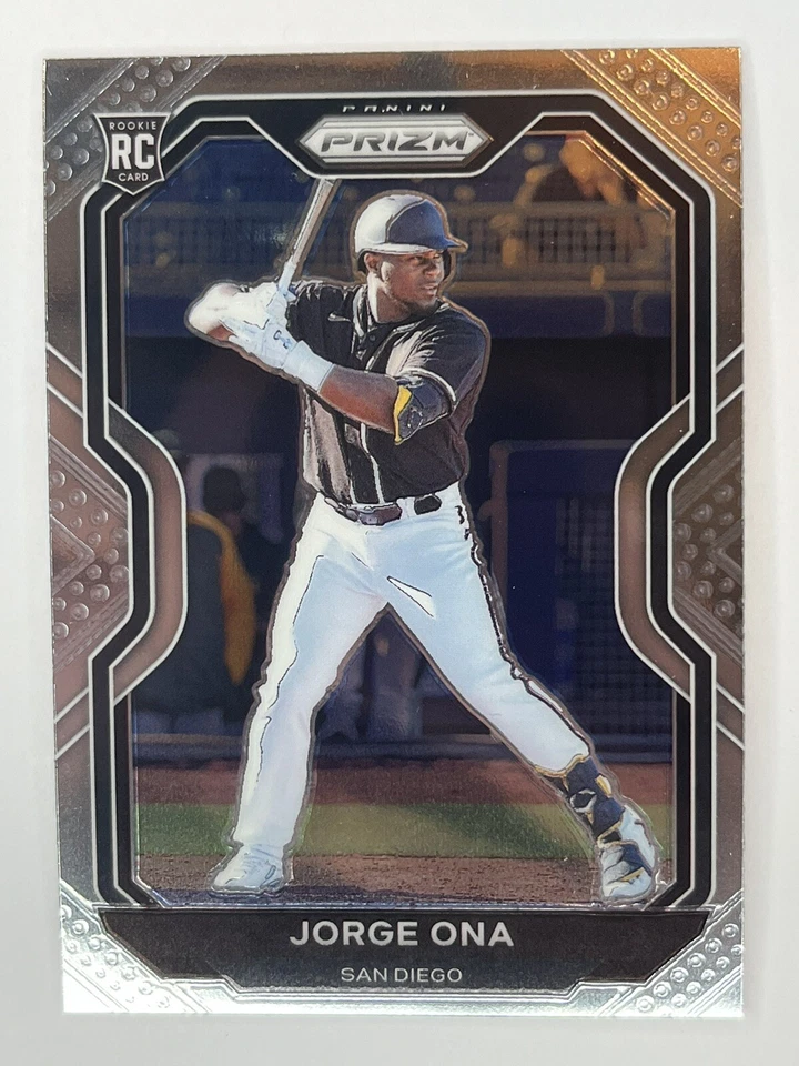 2021 Prizm Base Tier III #209 Jorge Ona - San Diego Padres RC - Image 1 of 1
