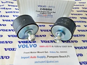 Volvo P1800s 1961-1973 & 122S 1962-1968 Front Engine Mount Set (2) - Picture 1 of 2