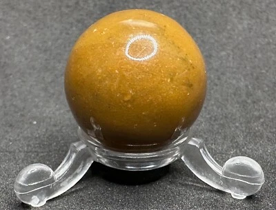 Vintage Natural STONE Agate Marble - Beautiful Solid TAN Color - .92" SHOOTER! - Image 1 of 4