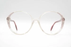 Vintage Sillhouette 1045 Transparent Red Oval Glasses Frames NOS - Picture 1 of 6