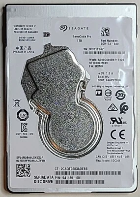 NEW Original HP 15M-BP112DX 1TB Hard Drive 766457-857 Seagate ST1000LM049 7200rp - Image 1 of 4