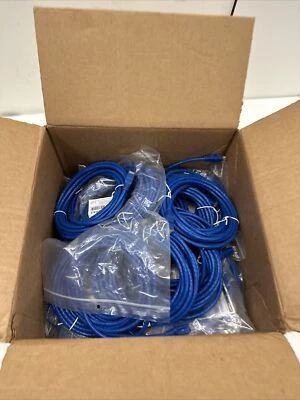 C2G 22015 15ft Cat6 Snagless Unshielded (UTP) Network Patch Cable - Blue 25PK - Image 1 of 4