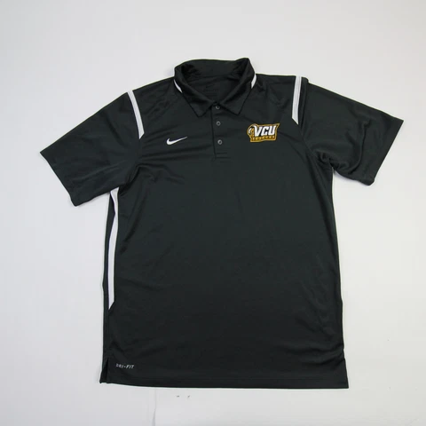 VCU Rams Nike Dri-Fit Polo Men's Dark Gray Used Cover