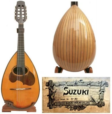 Mandolina de arce con tapa de abeto sólido Japón Suzuki M-30 Bowlback OJMN402 Foto 1 de 4
