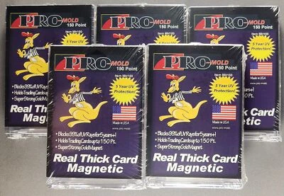 5x Pro Mold MH150 Original 150pt Magnetic Card Holder One Touch  -Made in USA! - Image 1 of 3