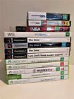 Bulk Lot 13X Various Video Games Xbox360 Playstation 2 Ps3 Wii Nintendo Ds