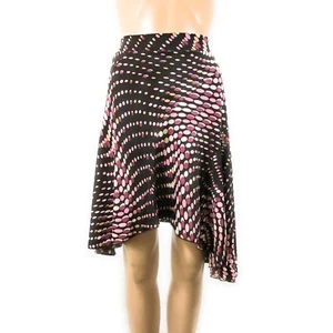 One Heart Womens Skirt Fits Sz Small Pink Brown Multi Knee Length Sz Tag Missing - Picture 1 of 6