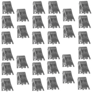 32 Pack Stainless Steel Shelf Clips for Commercial Refrigerators, and Coolers - Picture 1 of 1