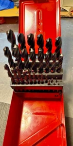 Juego de 29 brocas de eneldo de 1/16" a 1/2" - por vástago de 1/2" de uso general de la década 64 - Imagen 1 de 3