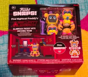 Funko Snaps! Five Nights at Freddy's Glamrock Freddy with Dressing Room - NEW - Picture 1 of 6