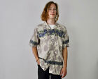 VTG Men 2XL Casual Hawaiian Button Up Short Sleeved Shirt Floral Funky Festival