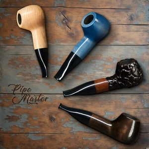 Mr. Brog HANDGEMACHTE HOLZPFEIFE RAUCHEN für TABAK 34 Buldog BIRNE + BOX - Bild 1 von 9