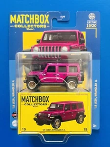 2024 Matchbox Collectors Series PINK 2018 JEEP WRANGER JL RUBICON 4WD UTILITY - Picture 1 of 6