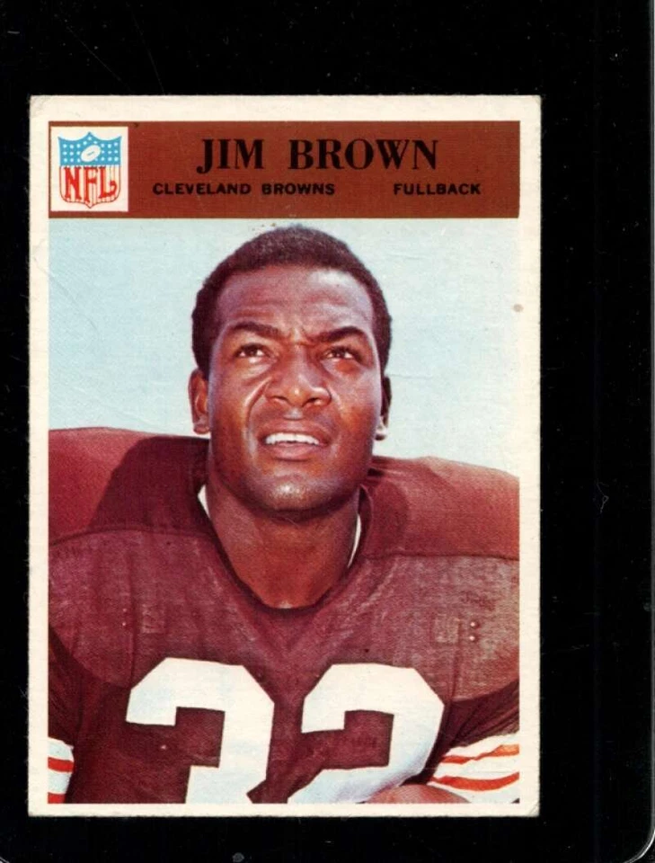 1966 PHILADELPHIA #41 JIM BROWN VG+ BROWNS HOF *X69771 - Image 1 of 2