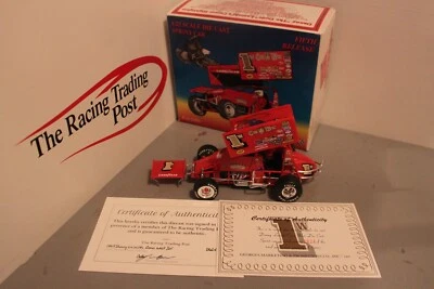 Danny Lasoski Conn West 1997 1/24 GMP Diecast Sprint Car autografiado Foto 1 de 2