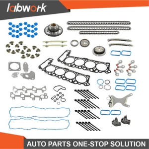 Labwork For Chrysler Dodge Ram 1500 4.7L Timing Chain Kit Head Gasket bolts Set - Picture 1 of 17