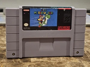 Super Mario World (Nintendo SNES, 1992) Auténtico Probado | Solo Cartucho - Imagen 1 de 13